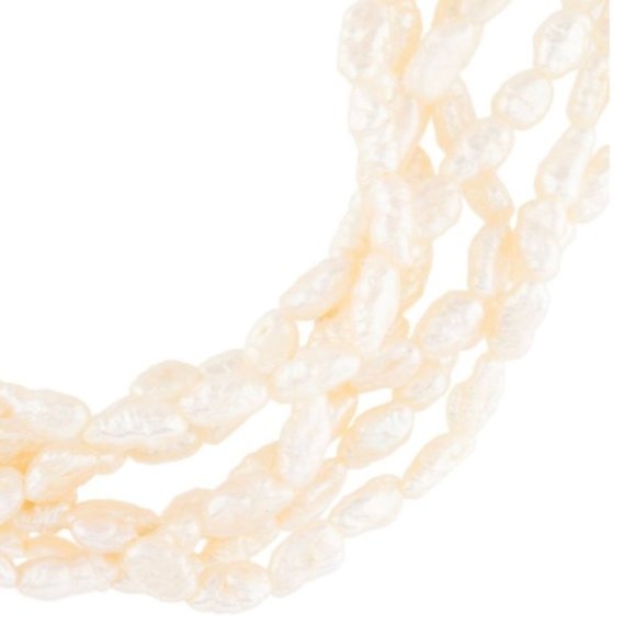 NWOT 14K Pearl Multistrand Necklace - Picture 2 of 5